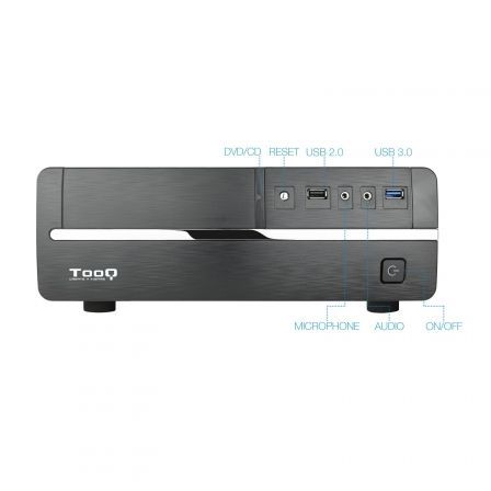 Tooq TQC-3005U3 Caja Slim Negro con Fuente 500W Tooq TQC-3005U3 Caja Slim Negro con Fuente 500W
